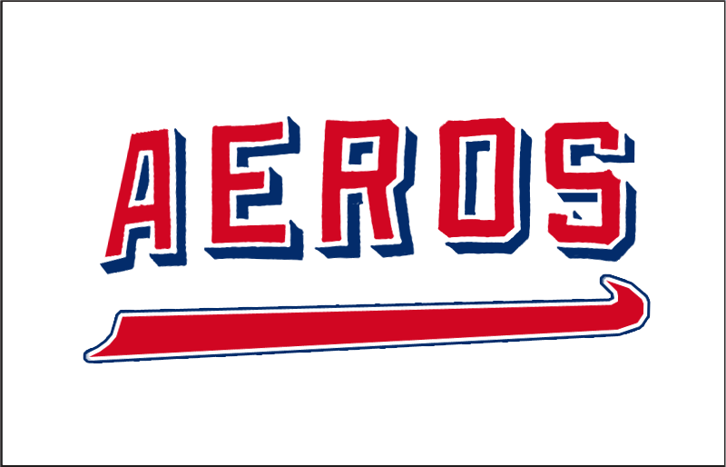 Wichita Aeros 1970-1971 Jersey Logo vinyl decal